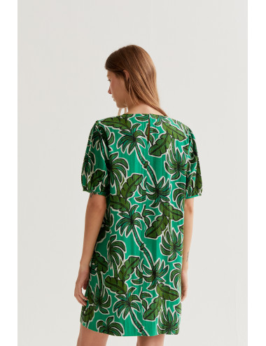 VESTIDO CORTO ESTAMPADO...