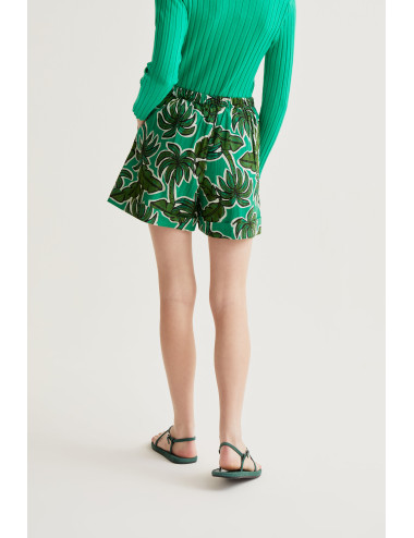 SHORTS CON ESTAMPADO PALM TREE