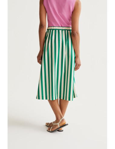 FALDA MIDI CON ESTAMPADO...