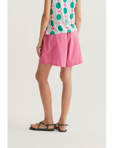 SHORTS 100% ALGODÓN ROSA