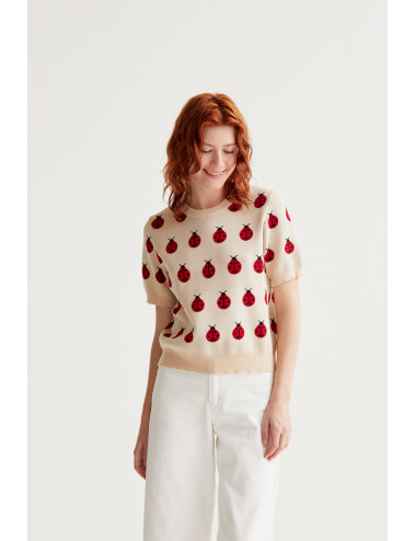 JERSEY PUNTO CON ESTAMPADO...