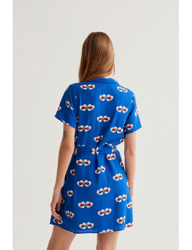 VESTIDO CORTO CON ESTAMPADO...