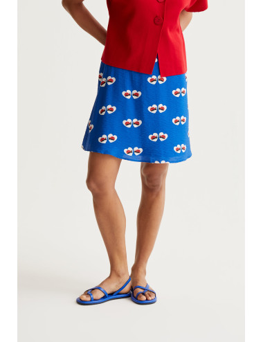 FALDA CORTA CON ESTAMPADO...