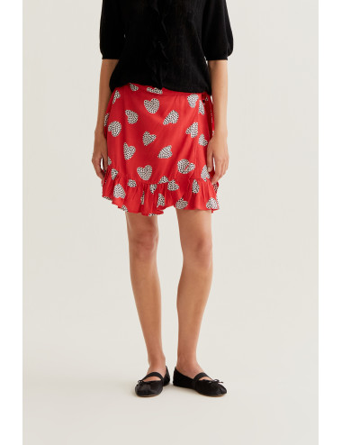 FALDA CORTA CON ESTAMPADO...