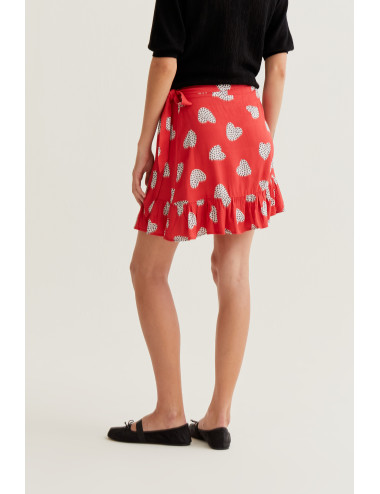 FALDA CORTA CON ESTAMPADO...