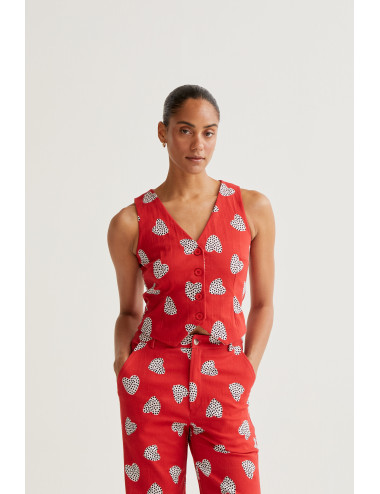 CHALECO CON ESTAMPADO...