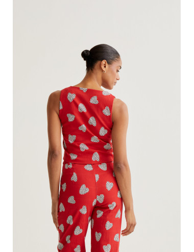 CHALECO CON ESTAMPADO...