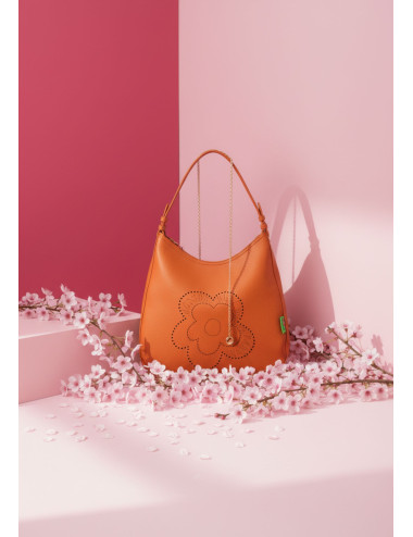 BOLSO HOBO FLOR CALADA...