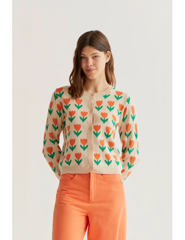 CÁRDIGAN PUNTO CON...