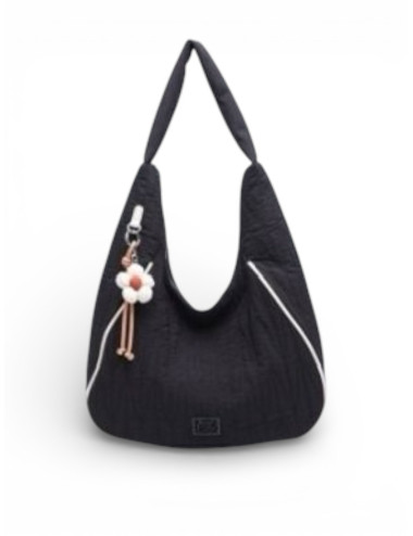 BOLSO SHOPPER NYLON NEGRO