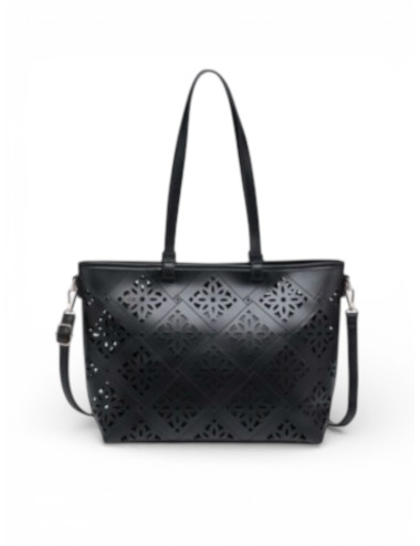 BOLSO SHOPPER REJILLA FLOR...