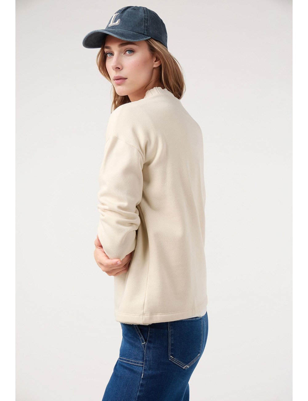 SUDADERA MODERN CRUDO