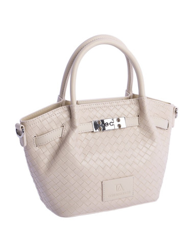 BOLSO DE MANO CADENA BEIGE...