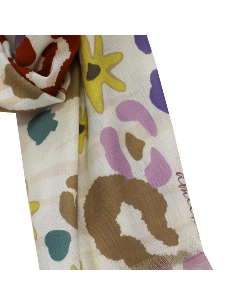 PAÑUELO LARGO ESTAMPADO ANIMAL PRINT AMICHI