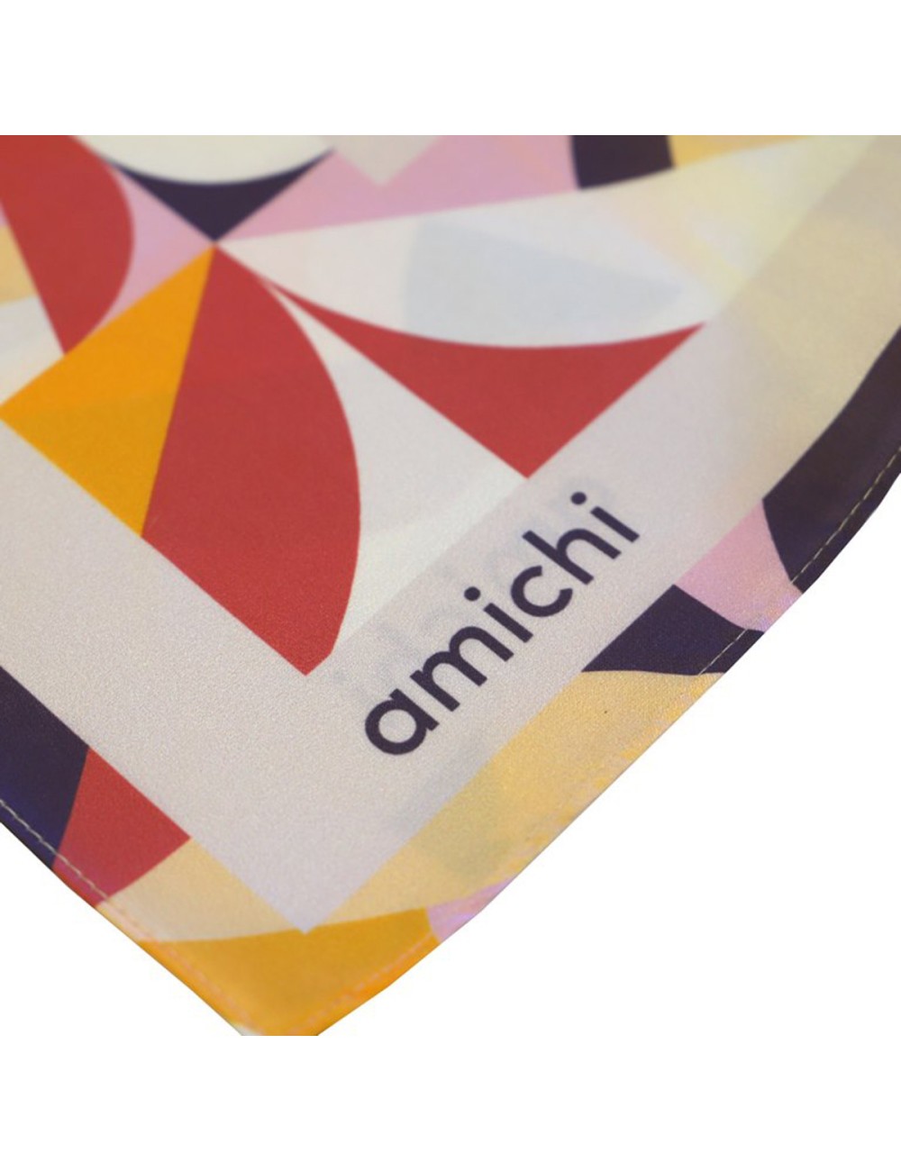 PAÑUELO LARGO ESTAMPADO GEOMÉTRICO AMICHI