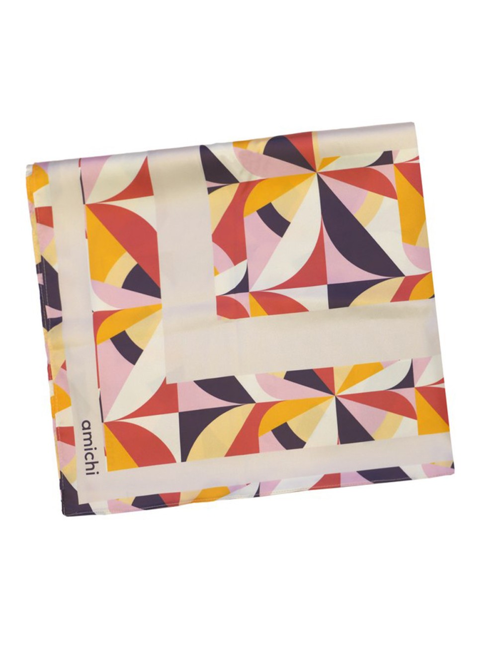 PAÑUELO LARGO ESTAMPADO GEOMÉTRICO AMICHI