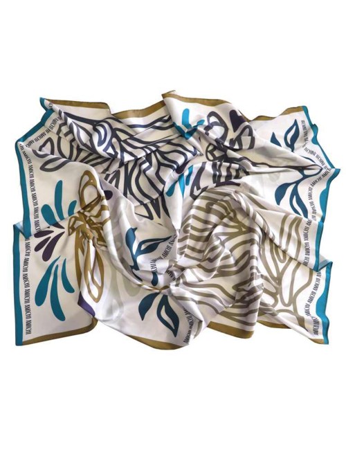 PAÑUELO MEDIANO ESTAMPADO FIGURAS AMICHI