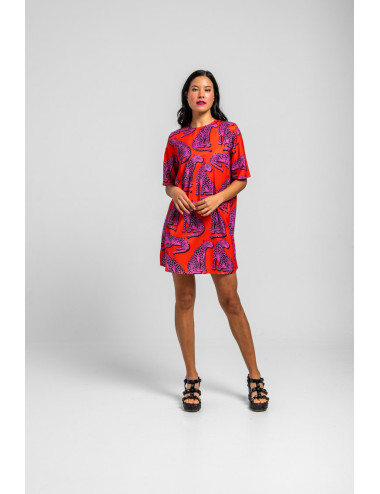 VESTIDO CORET A CORTO...