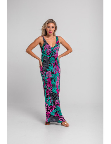 VESTIDO MIDI CREMALLERA DE...