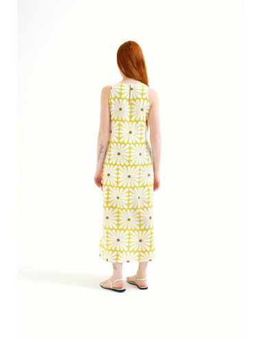 VESTIDO LARGO CON ESTAMPADO...