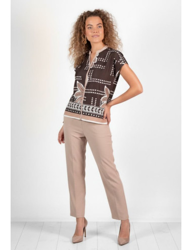 BLUSA ESTAMPADO PALMERAS...