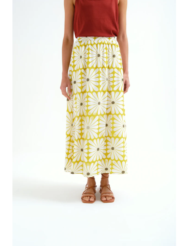 FALDA LARGA CON ESTAMPADO...