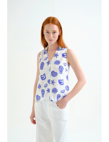 CAMISA CON ESTAMPADO LOBSTER