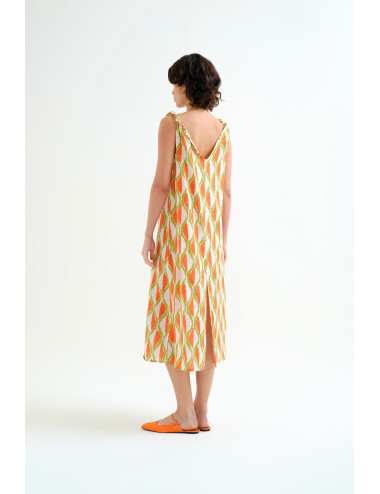 VESTIDO CORTO CON ESTAMPADO...