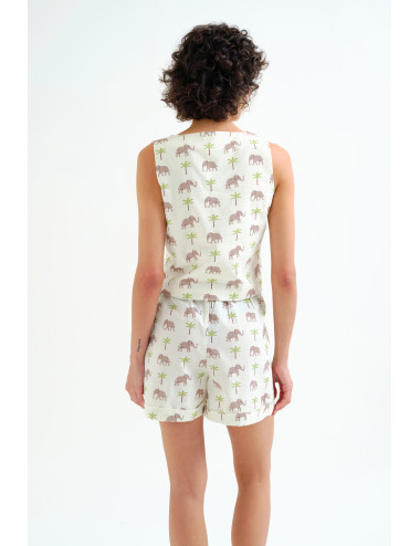 CHALECO CON ESTAMPADO ELEFANTE