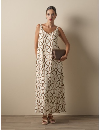 VESTIDO LARGO TIRANTES...