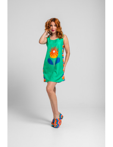 VESTIDO MINI TIRANTE ANCHO...