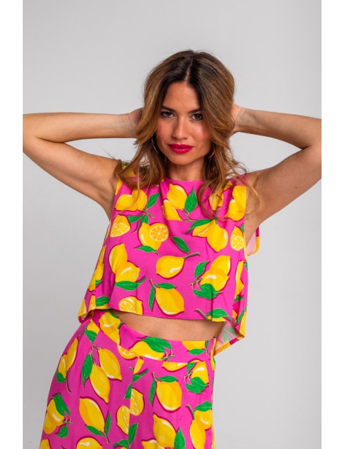 TOP ROSA DE LIMONES