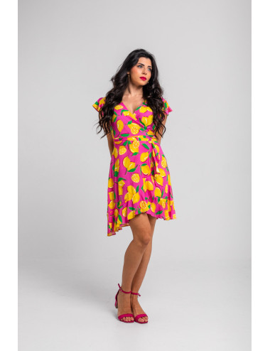 VESTIDO CORTO CRUZADO...