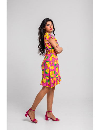 VESTIDO CORTO CRUZADO...