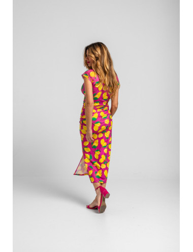 VESTIDO MIDI ESCOTE CORAZÓN...