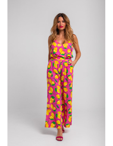 BLUSA LENCERA ROSA DE LIMONES