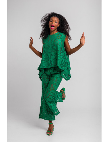 BLUSA ASIMÉTRICA PICOS DE...