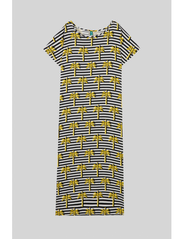 VESTIDO LARGO DE PALMERAS...