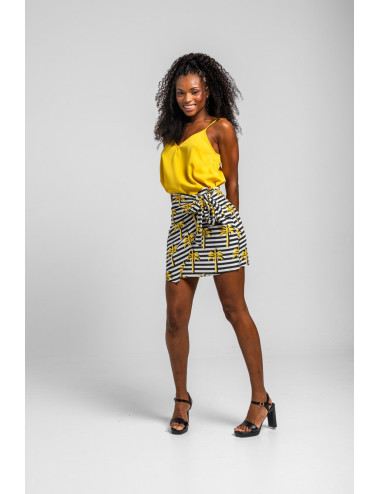 FALDA CRUZADA DE PALMERAS...