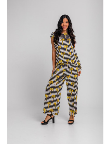 BLUSA ASIMÉTRICA PICOS DE...