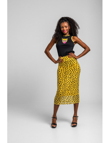 FALDA TUL AJUSTADA ANIMAL...