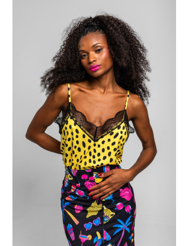 BLUSA LENCERA ANIMAL PRINT...