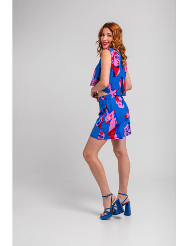 SHORTS SASTRE AZUL...