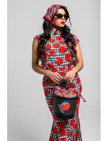 BLUSA SIN SISA DE TOMATES Y...