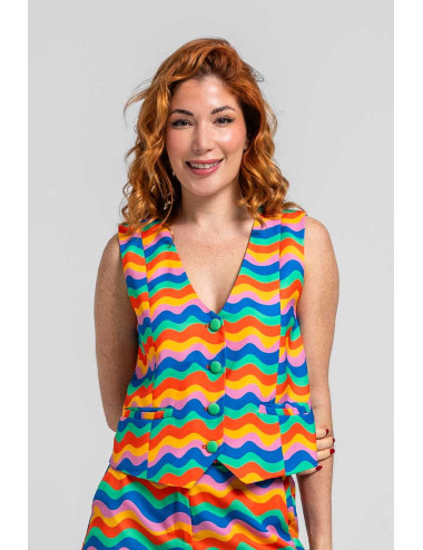 CHALECO SASTRE DE ONDAS...