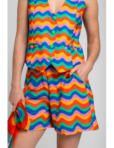 SHORT SASTRE DE ONDAS...