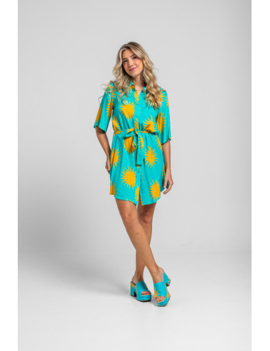 VESTIDO CAMISERO CORTO...