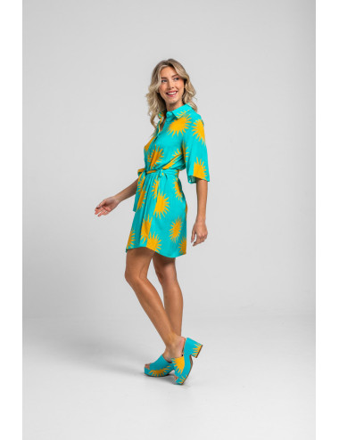 VESTIDO CAMISERO CORTO...