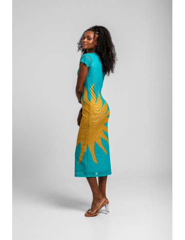 VESTIDO TUL ENTALLADO...