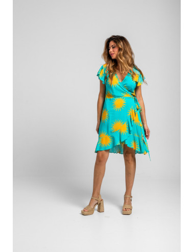 VESTIDO CORTO CRUZADO...